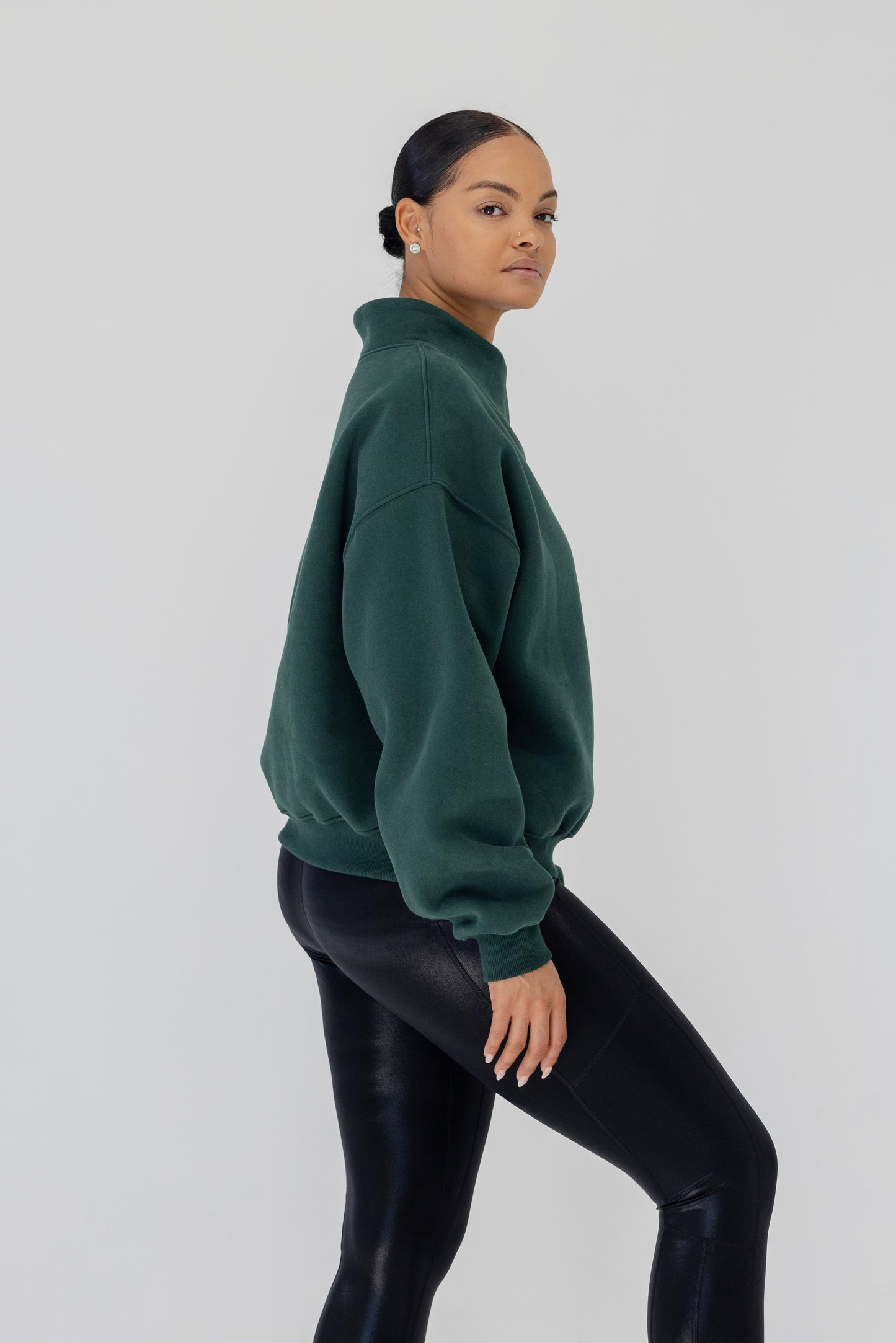 Avalanche Turtleneck Pullover-Green