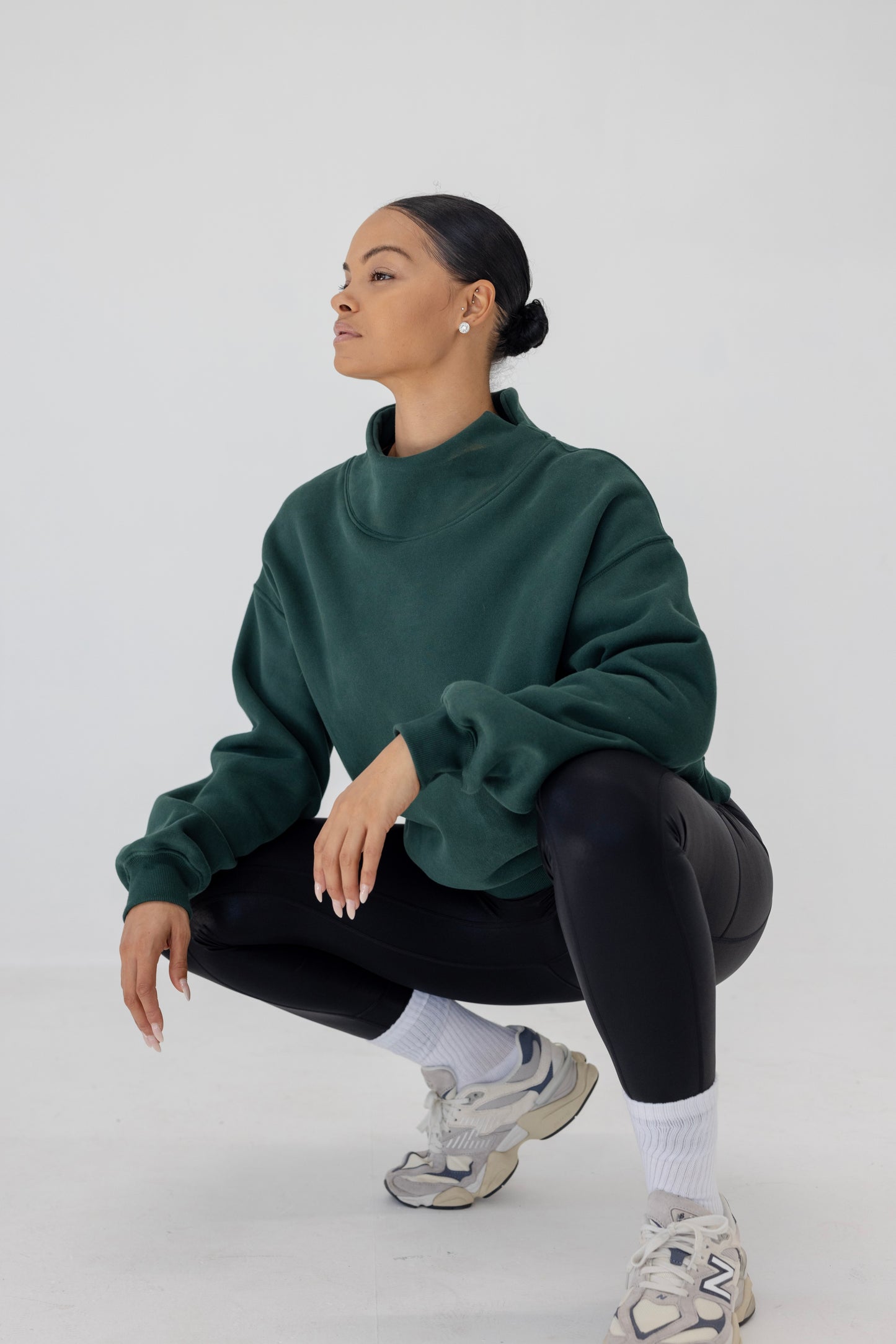 Avalanche Turtleneck Pullover-Green